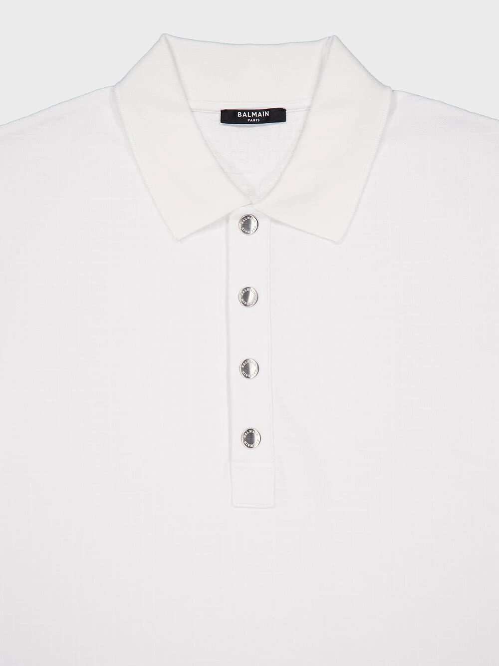 White Short-Sleeve Polo