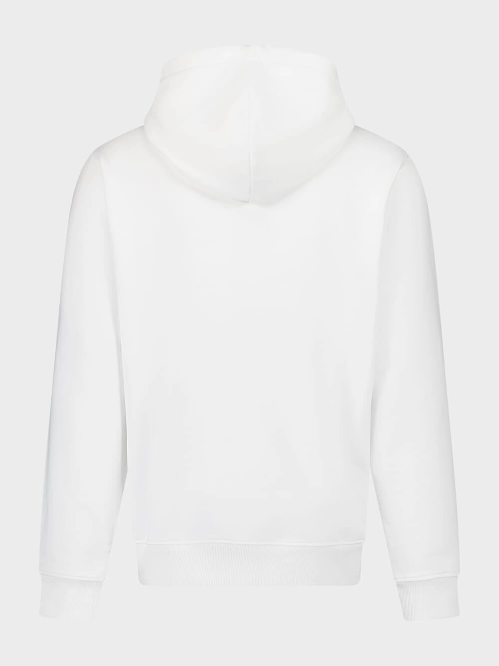 White Signature Embroidered Sweatshirt
