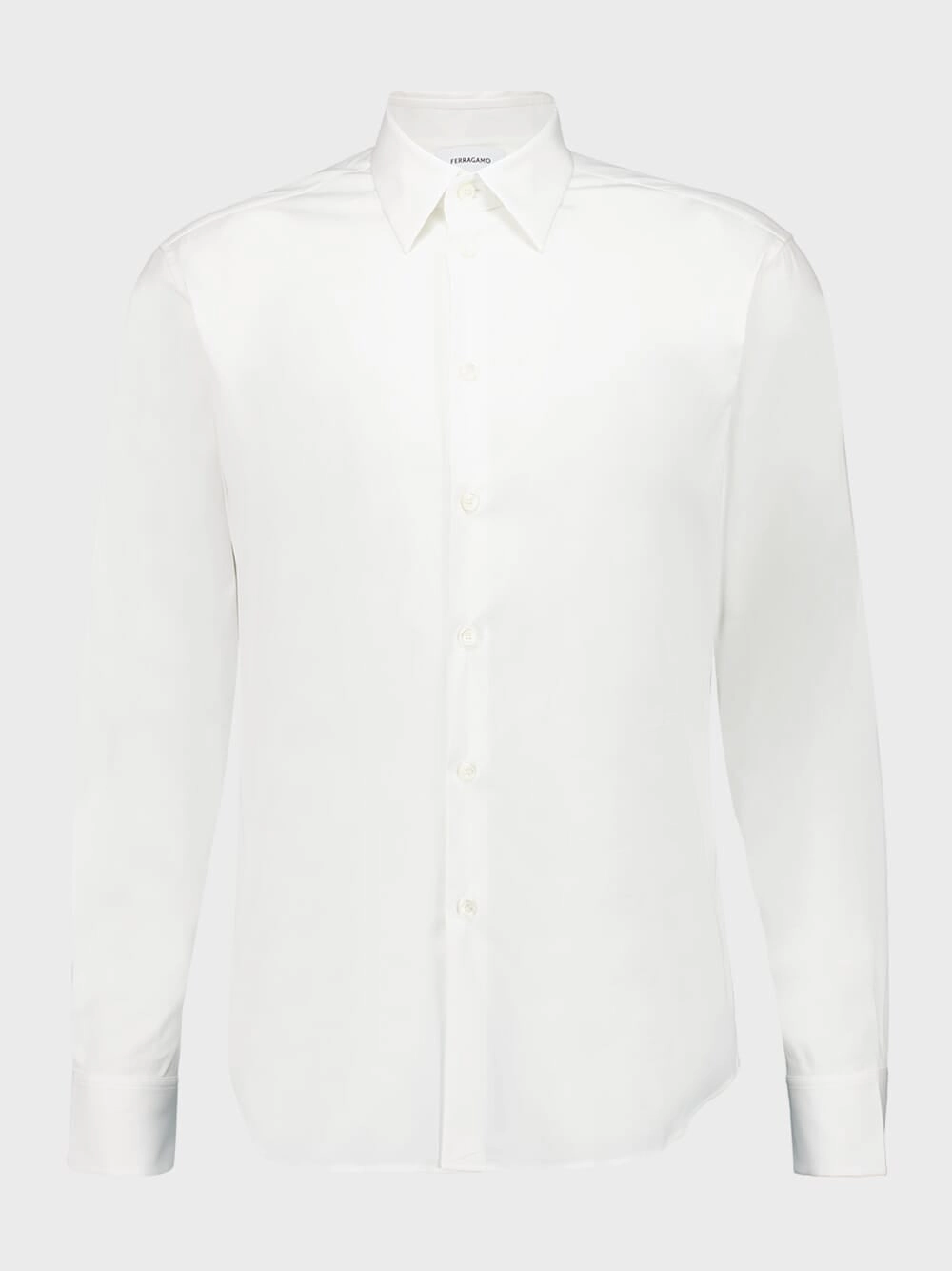 White Stretch Cotton Poplin Shirt Suits Mens - men's suits outlet