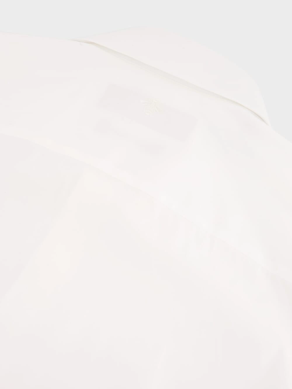 White Stretch Cotton Shirt