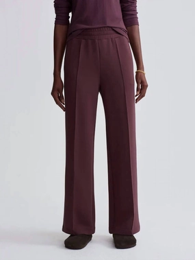 Wide Leg Pant In Deep Mahogany womens high-waisted pants online