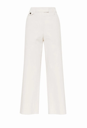 Wide-Leg Trousers With Tailored Silhouette And Soft Finish womens lounge pants clearance