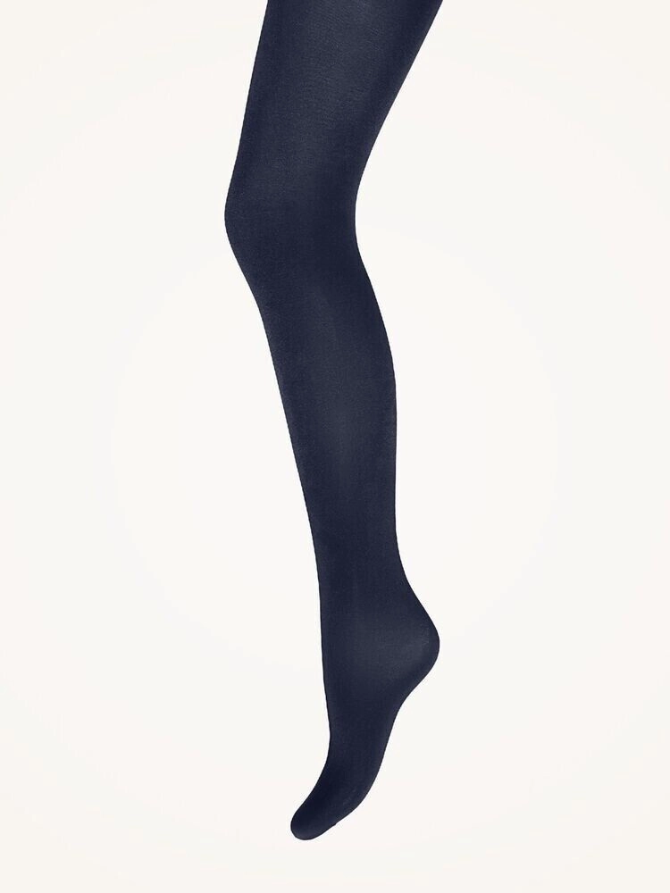 Wolford Satin Opaque 50 Tights Women's XS Black Stretch Pull-On Skinny ERK639