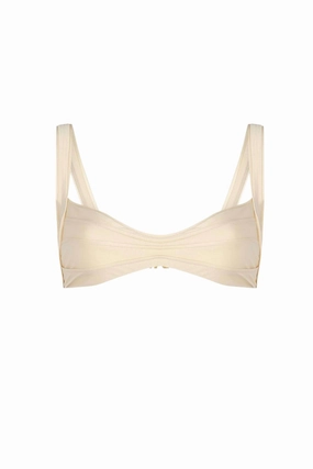 Women's Amanecer Bralette Bikini Top In Butter Swim Womens - underwire swimsuits