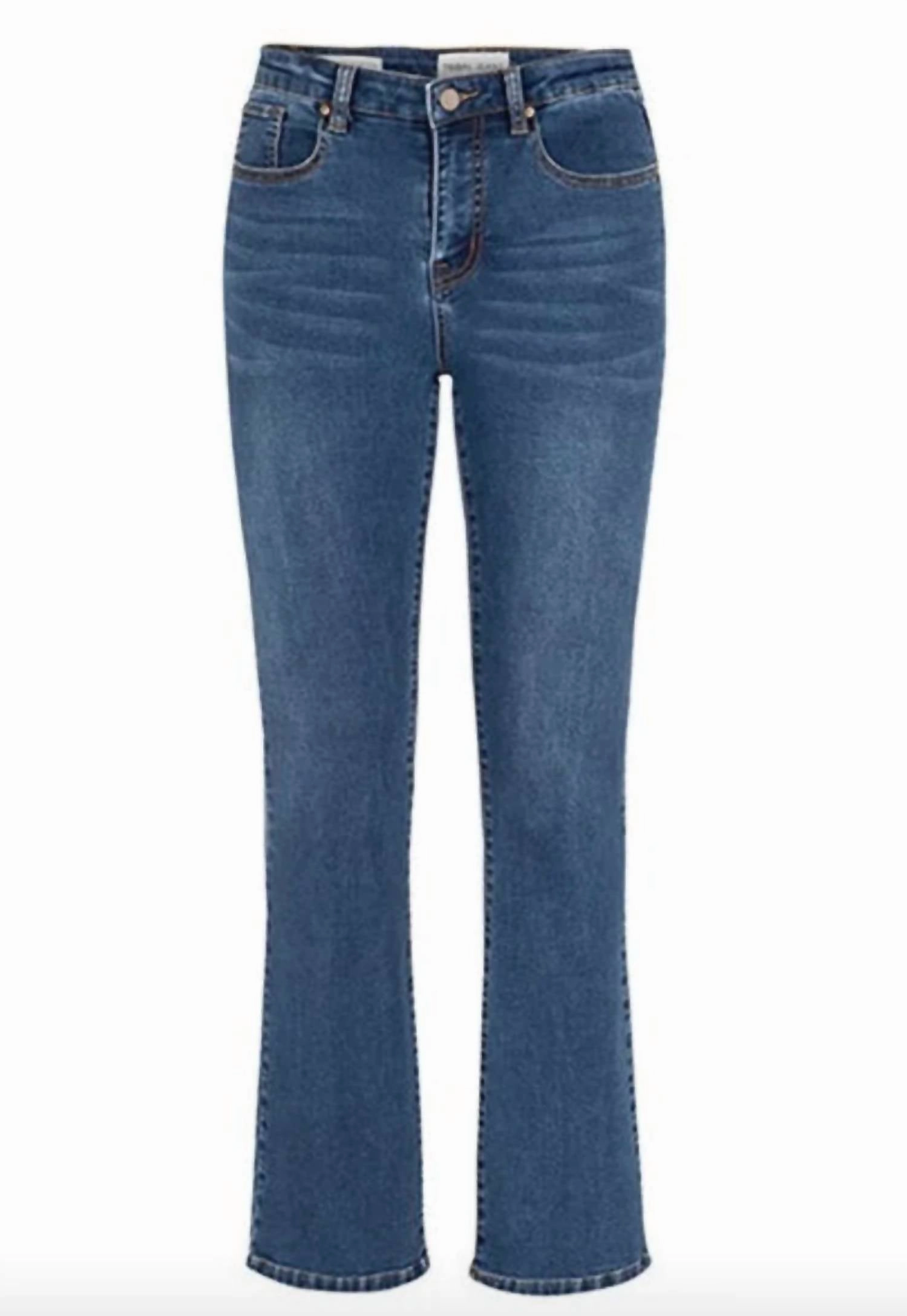 Women's Audrey Mid Rise Micro Flare Jeans In Medium Wash womens denim shorts discount