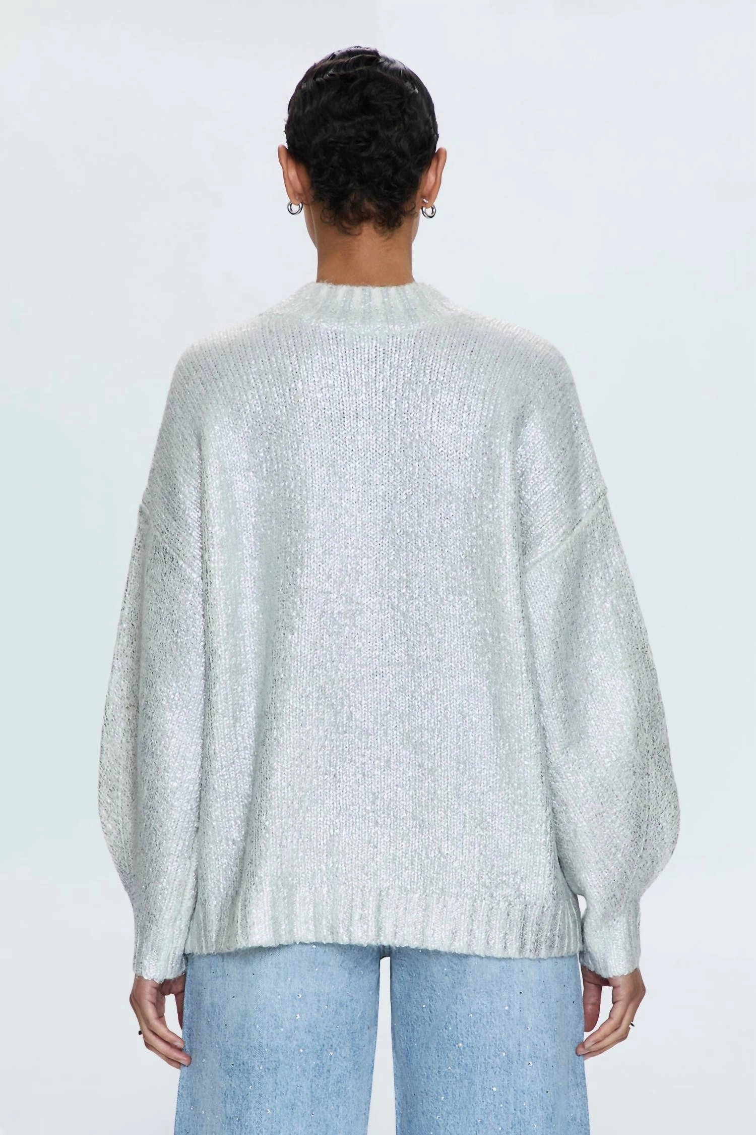 Women's Carlen Mock Neck Sweater In White