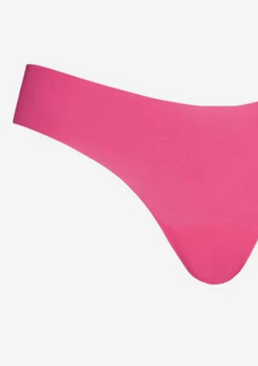 Women's Classic Solid Thong In Pink