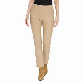 Women's Coated Denim Straight Leg Jeans In Nutshell womens yoga pants sale