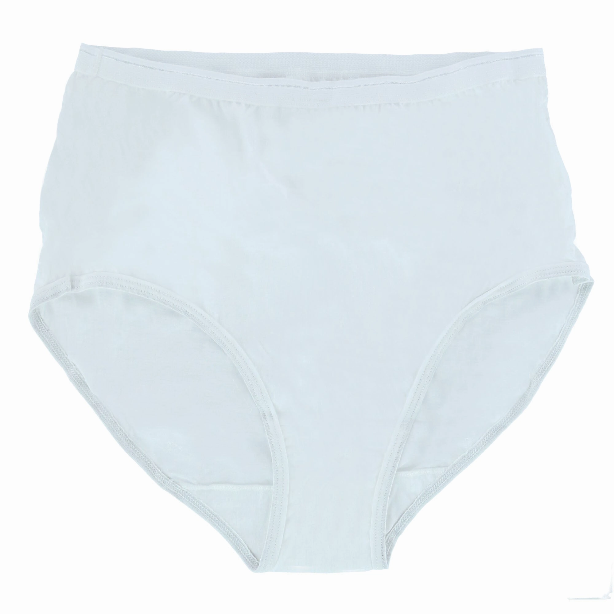Women's Cotton White Briefs (6 Pair Pack)