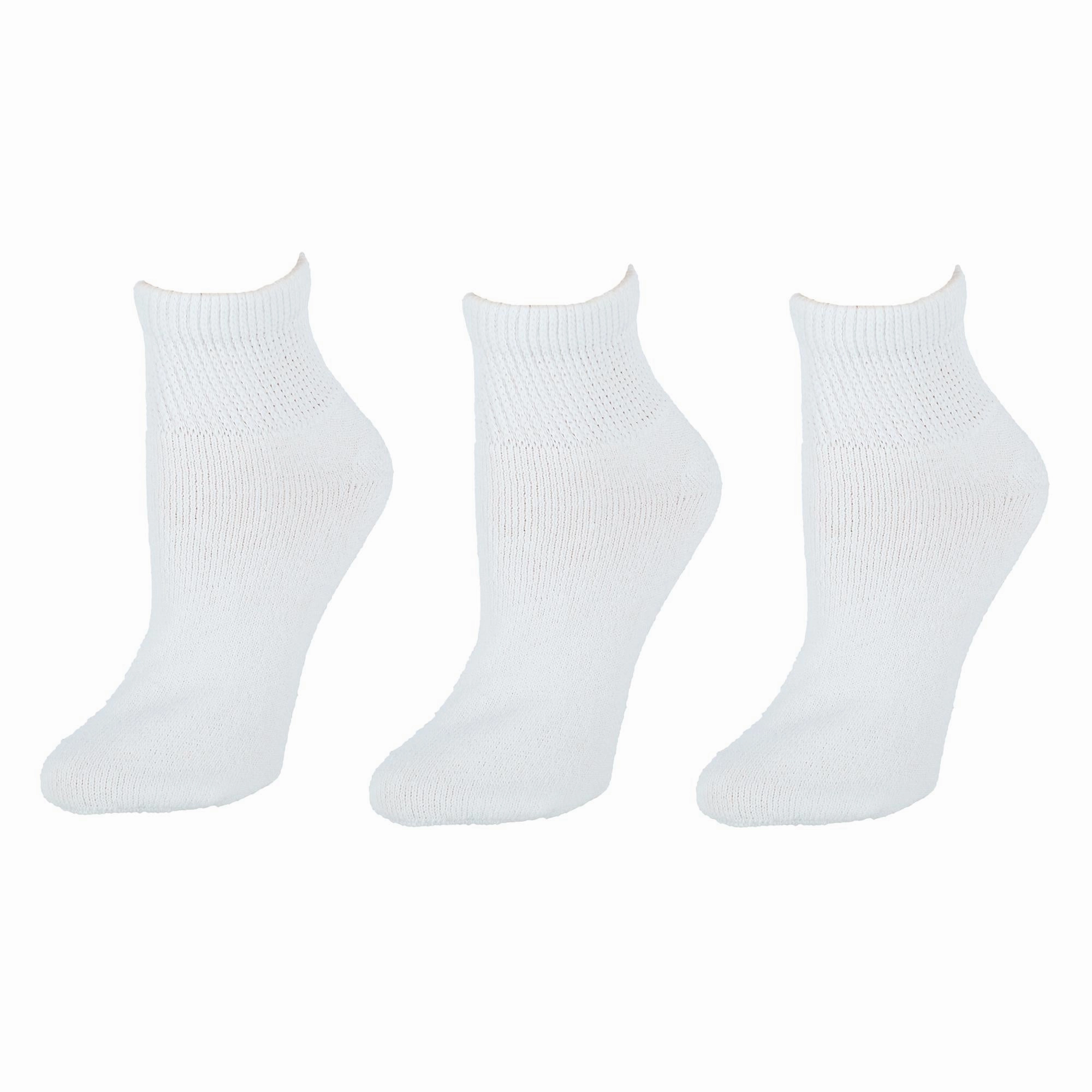 Women's Diabetic Ankle Socks (3 Pair Pack)