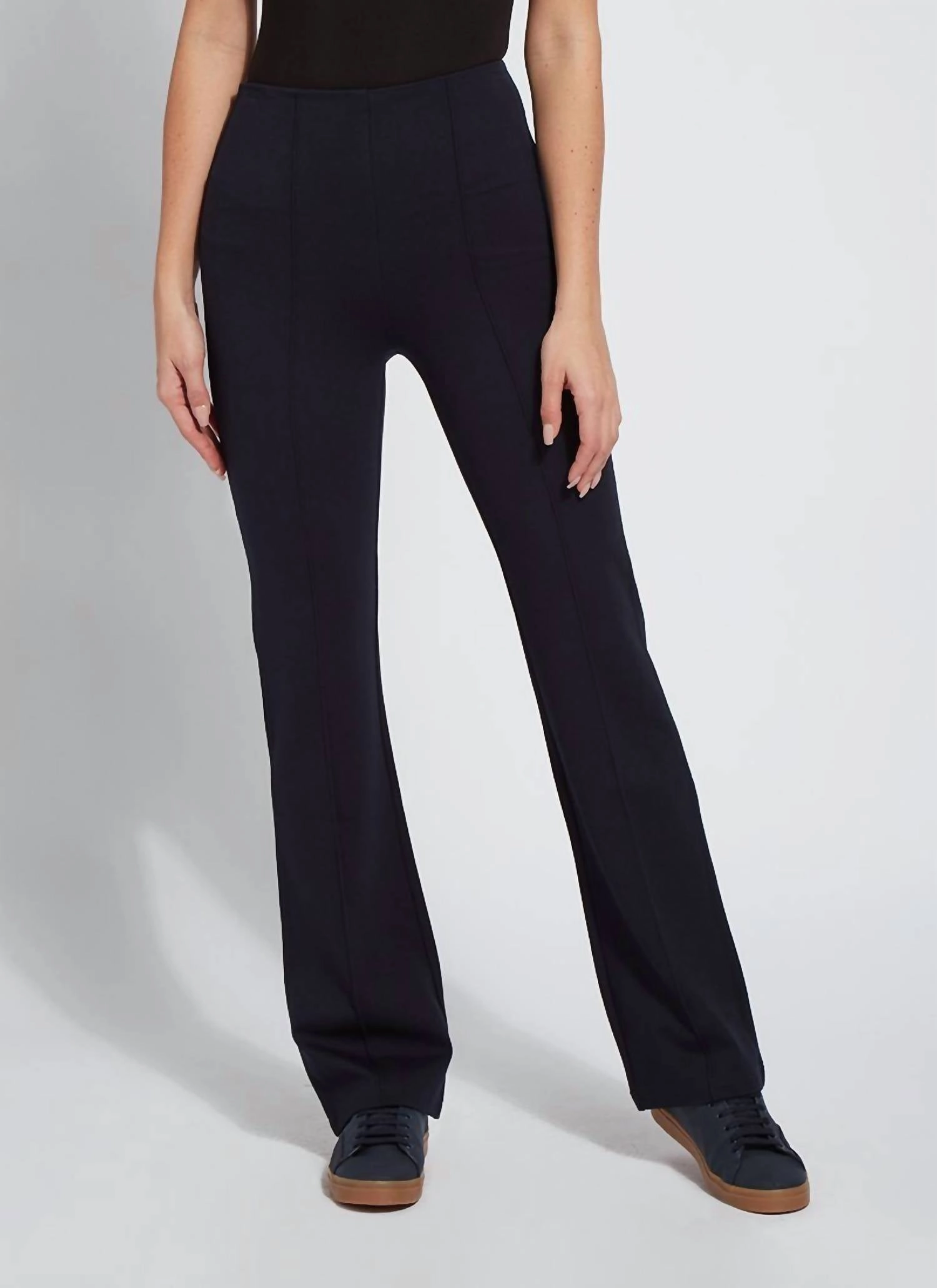 Women's Elysse Wide Leg Pants In Navy/ponte womens dress pants clearance