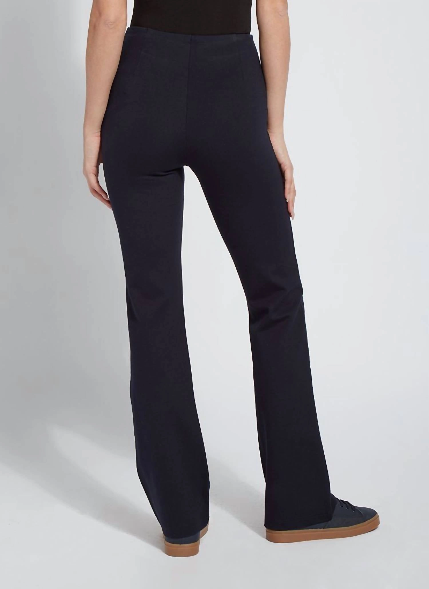 Women's Elysse Wide Leg Pants In Navy/ponte