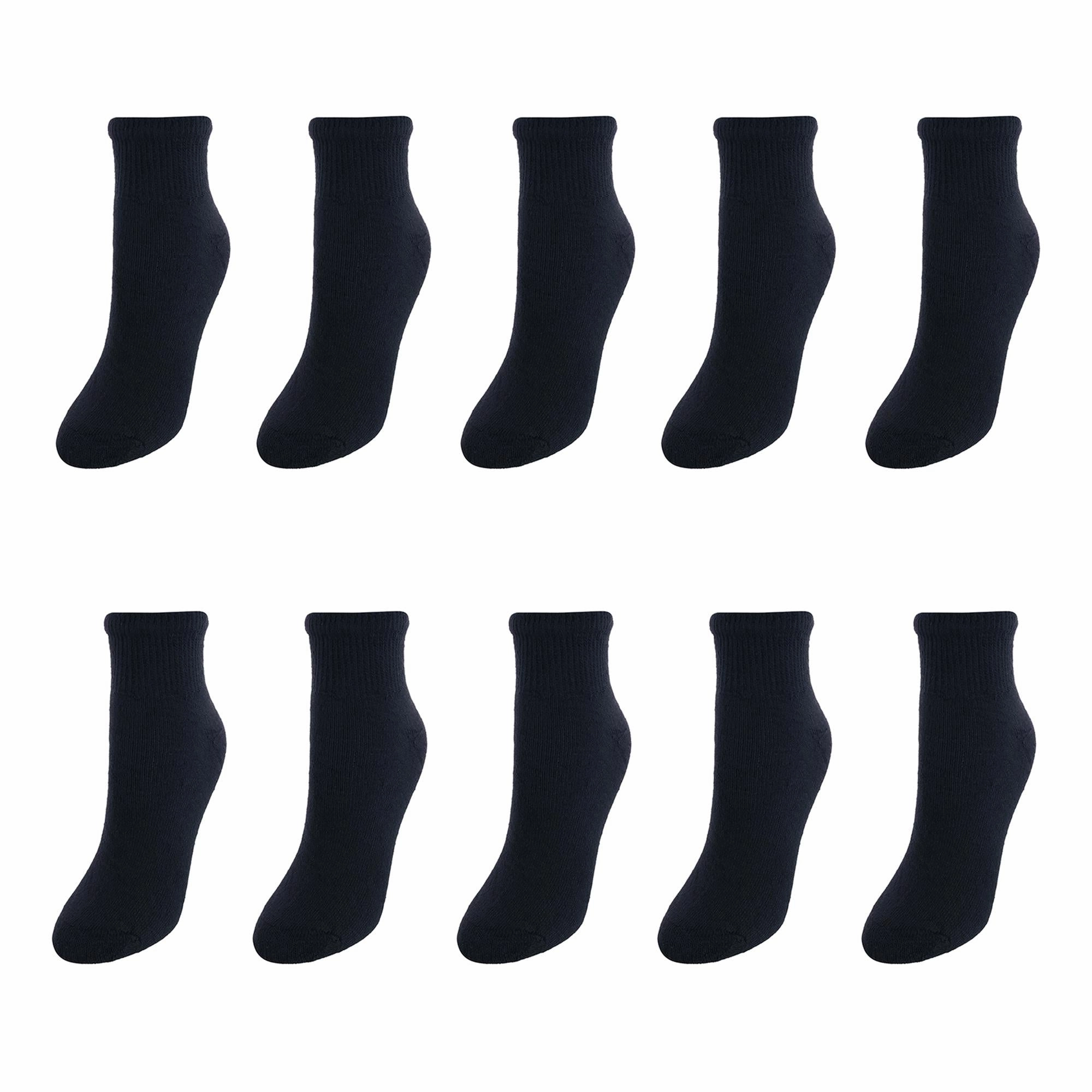 Women's Fully Cushioned Comfort Ankle Socks (10 Pair Pack)