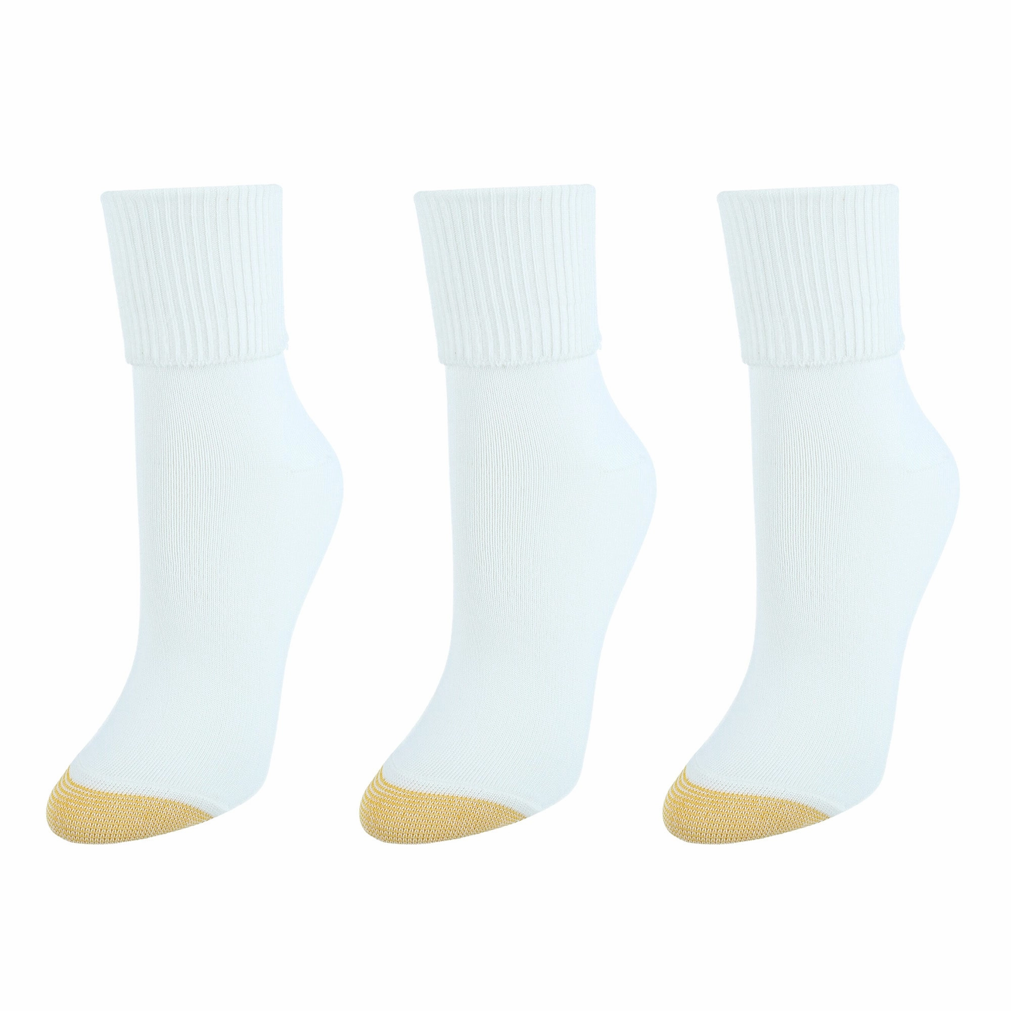 Women's Providence Turn Cuff Cotton Blend Socks (3 Pair Pack)