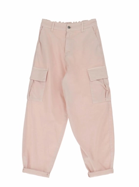 Women's Quinn Baggy Cargo Jean In Light Rose womens gaucho pants sale