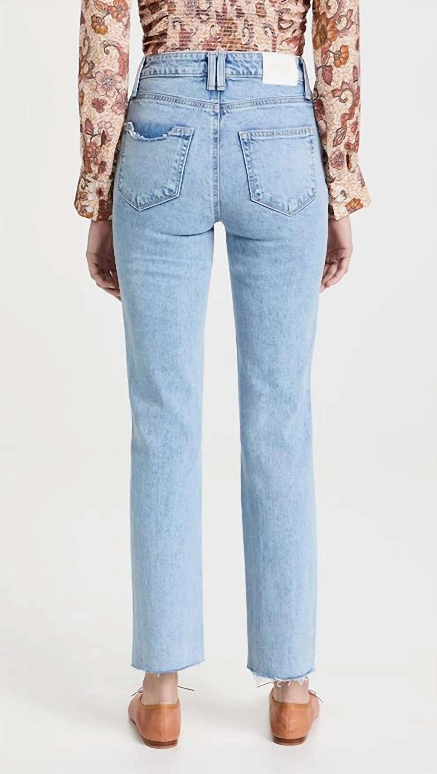 Women's Stella Straight Leg Pants In Gnarly Destructed