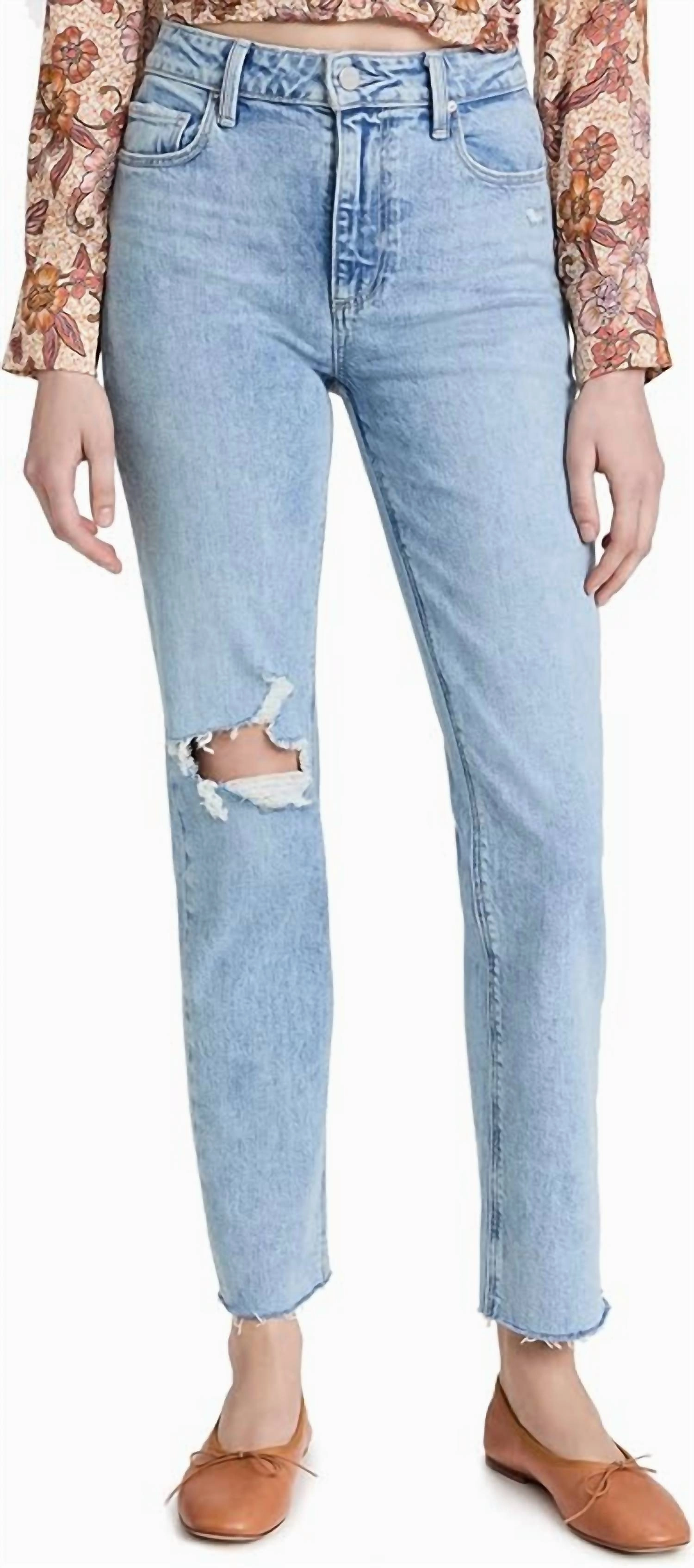 Women's Stella Straight Leg Pants In Gnarly Destructed