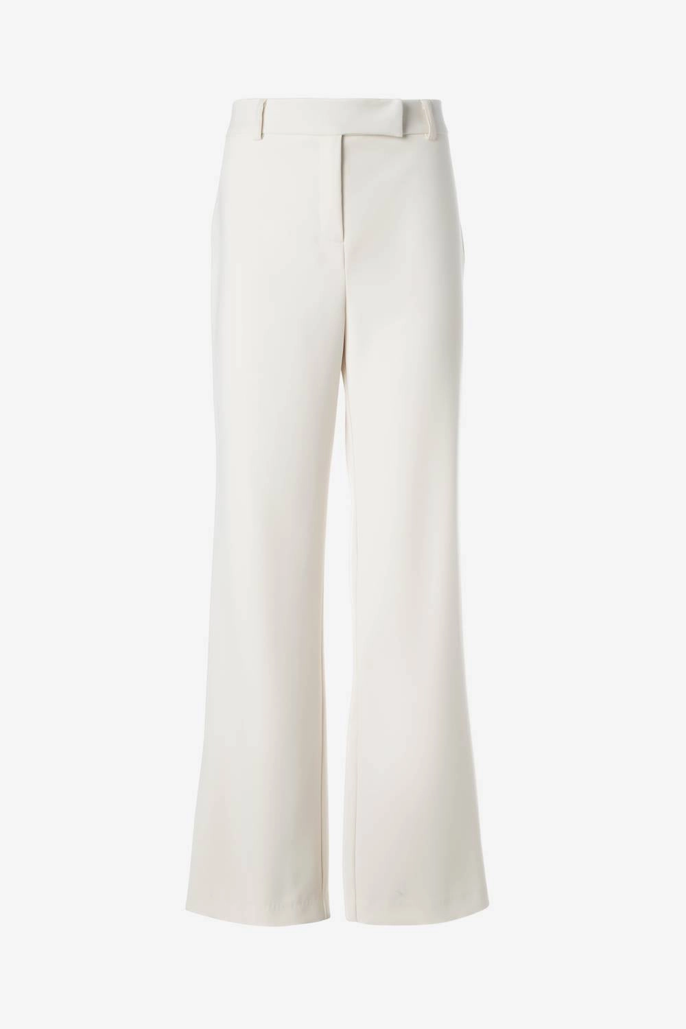 Women's Straight Leg Pant With Welt Pockets In Off White womens tailored trousers deal