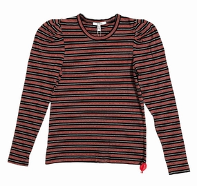 Women's Striped Knit Sweater In Multicolor Tops Womens - high-neck blouses