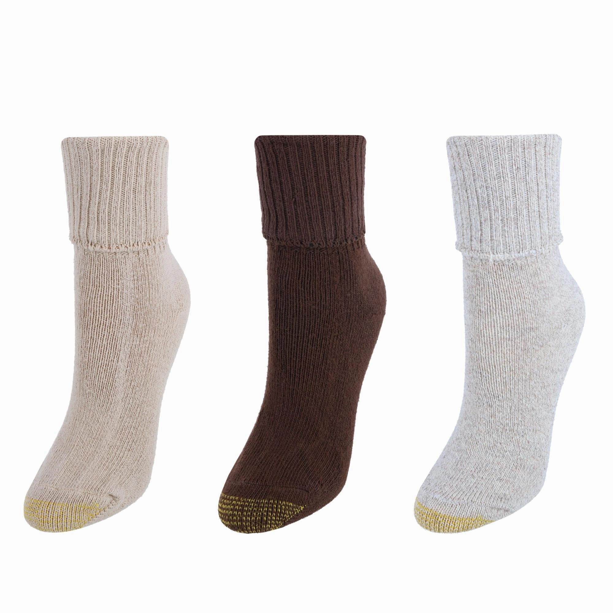 Women's Turn Cuff Bermuda Socks (3 Pair Pack)