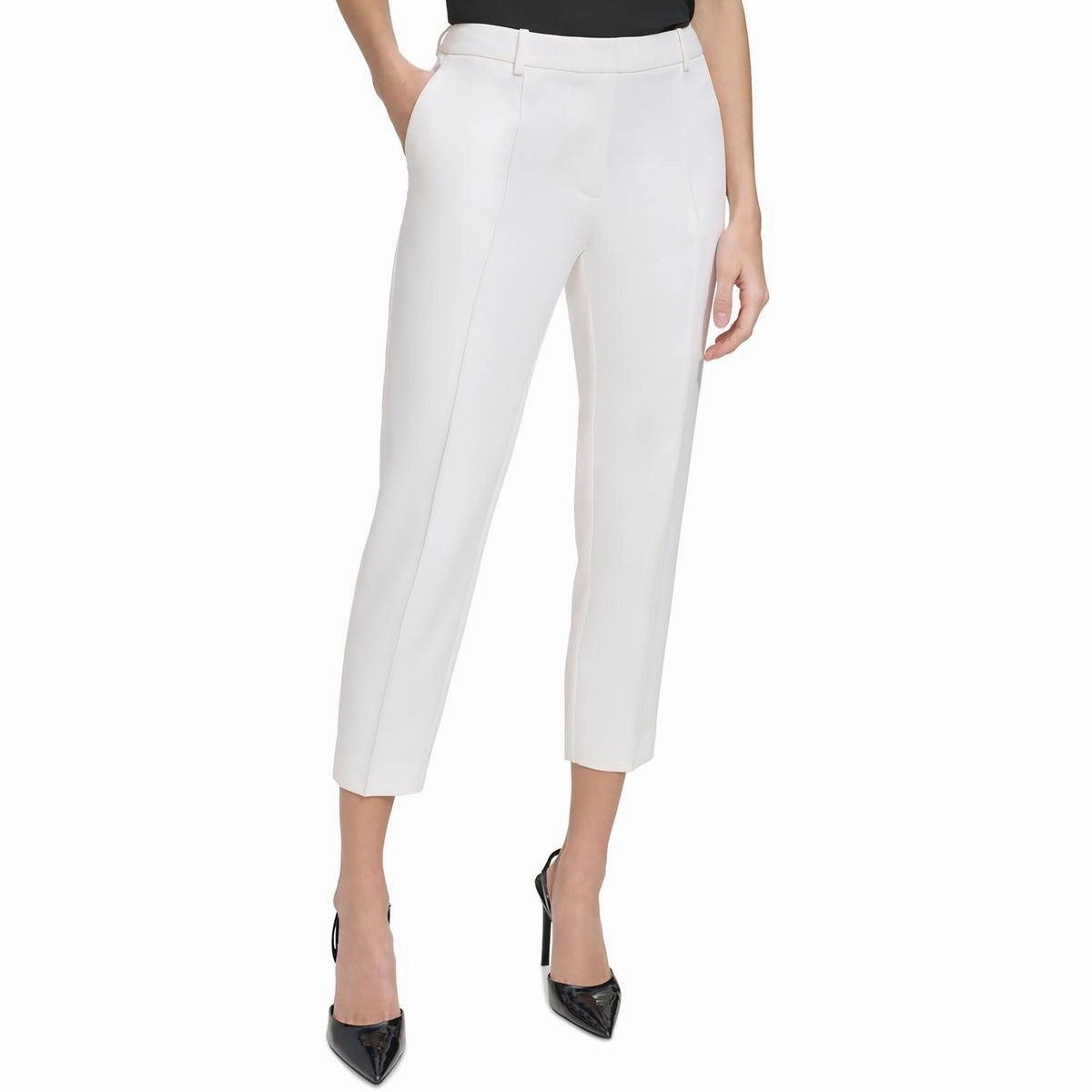 Womens Comfort Waist Polyester Cropped Pants womens Bermuda shorts promo