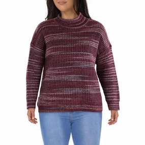 Womens Knit Long Sleeves Mock Turtleneck Sweater Tops Womens - lace tops sale