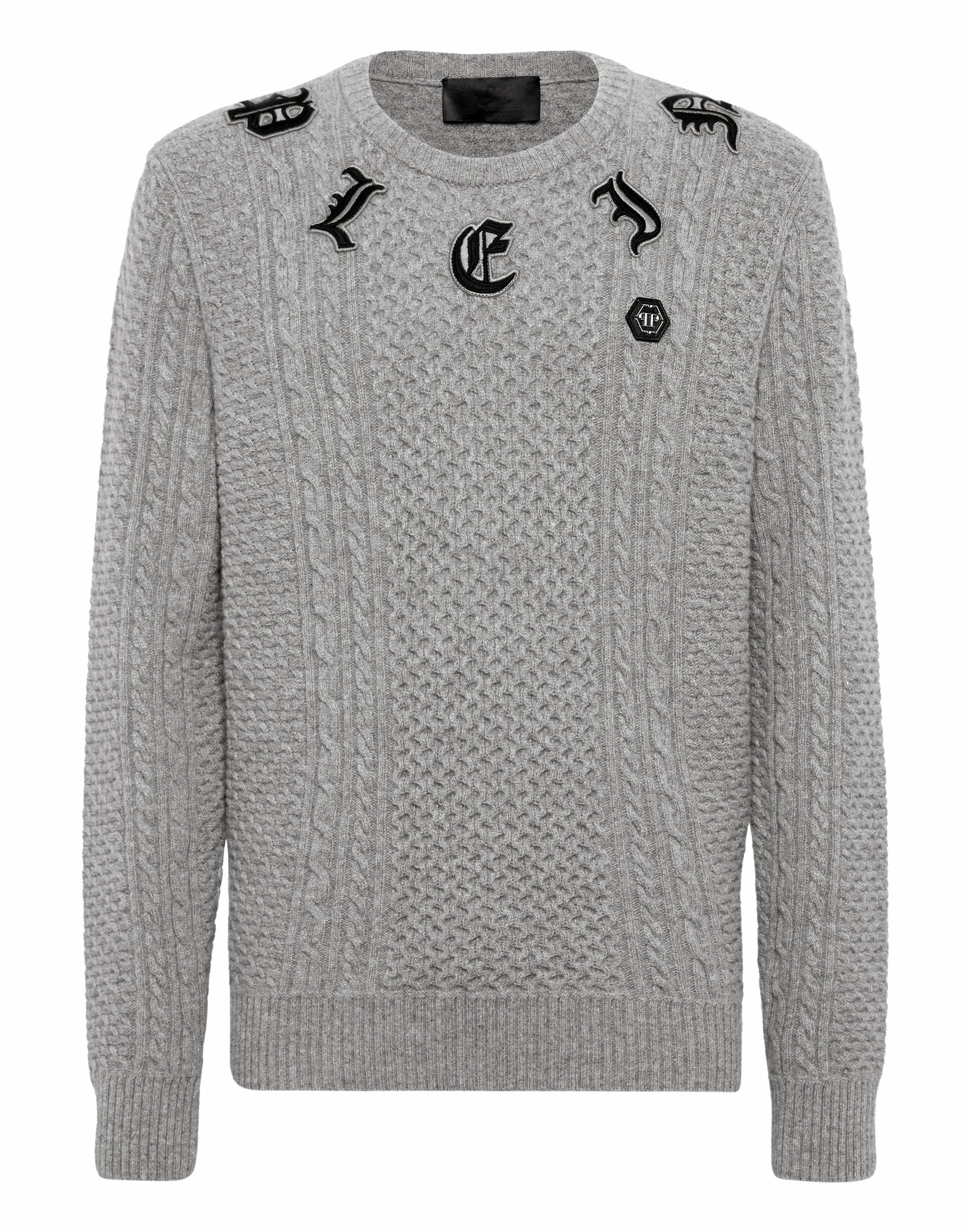 Wool &amp; Cashemere Pullover Round Neck LS