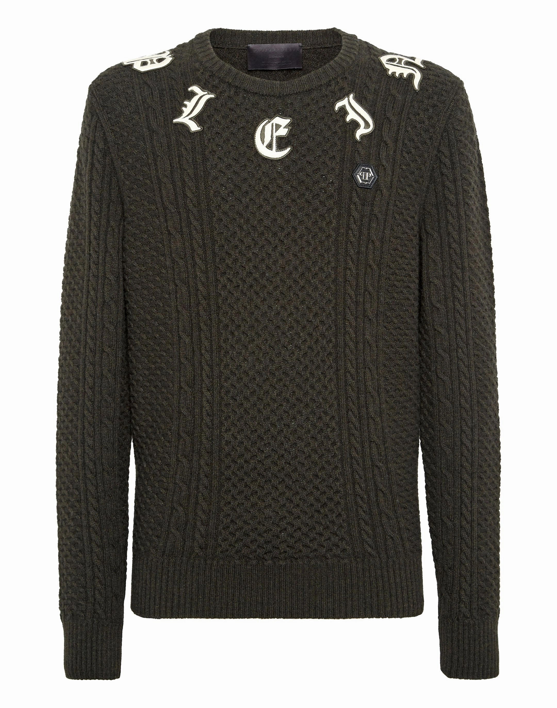 Wool &amp; Cashemere Pullover Round Neck LS