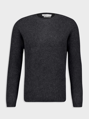Wool and Cashmere Dark Grey Sweater Knitwear Mens - men's sweaters sale