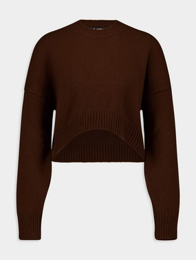 Wool and cashmere round-neck Jumper Knitwear Womens - women's knitwear cheap