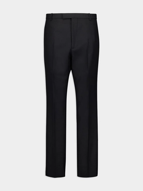 Wool Blend Twill Trousers Suits Mens - men's suits outlet