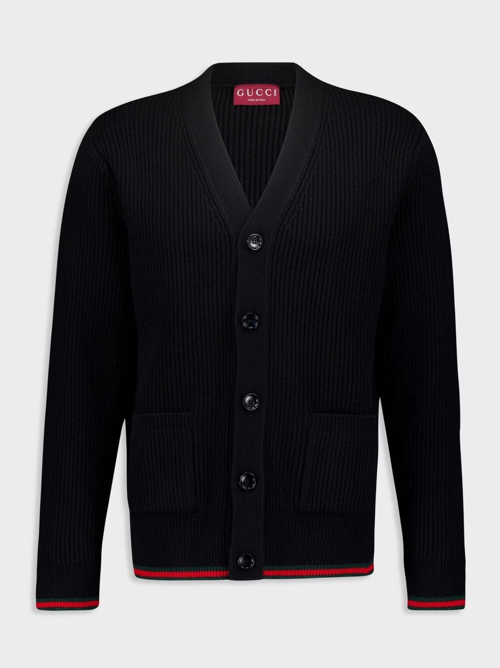Wool Cashmere Rib Knit Cardigan Knitwear Mens - men's sweaters sale
