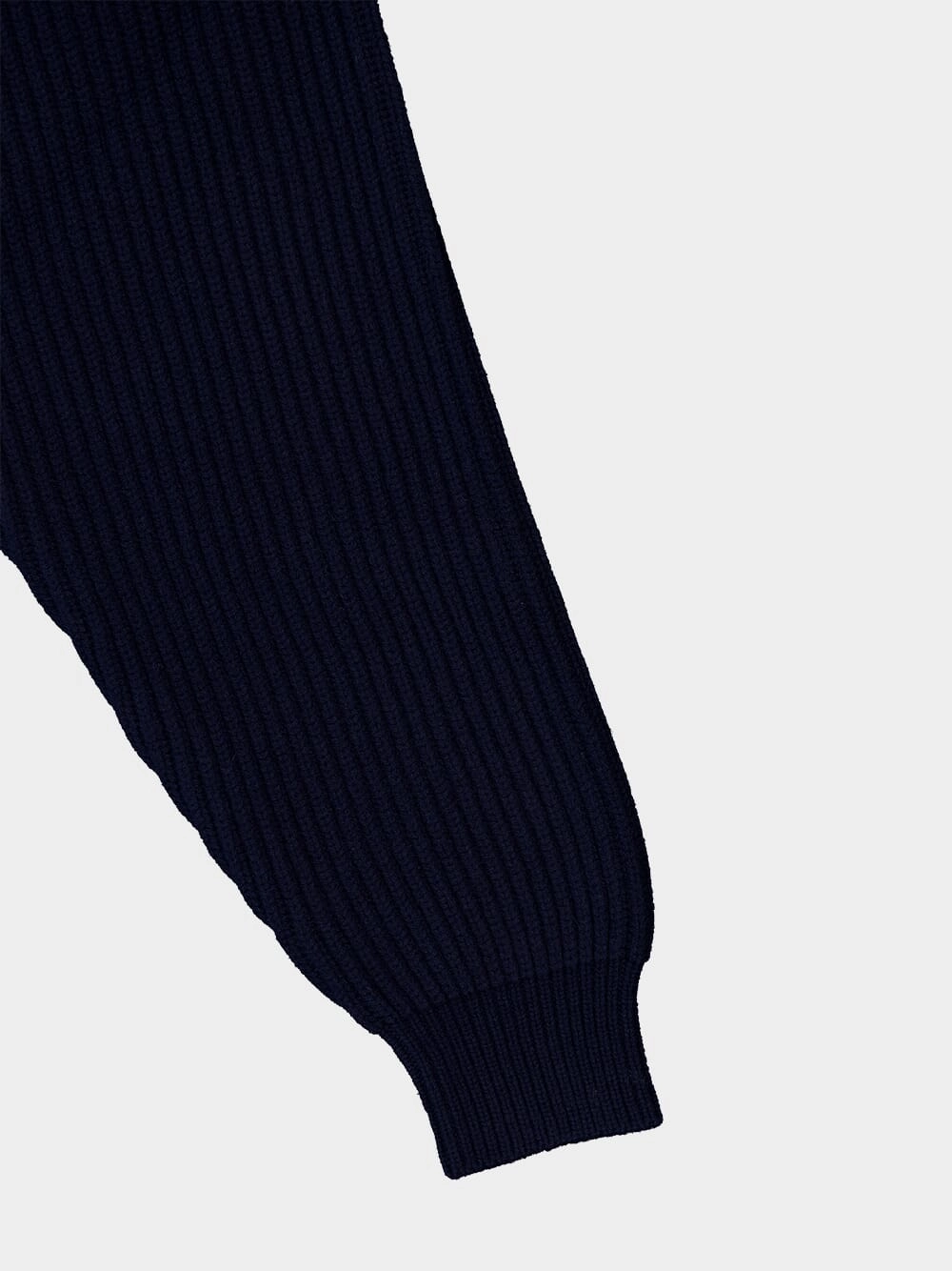 Wool Cashmere Zip Sweater