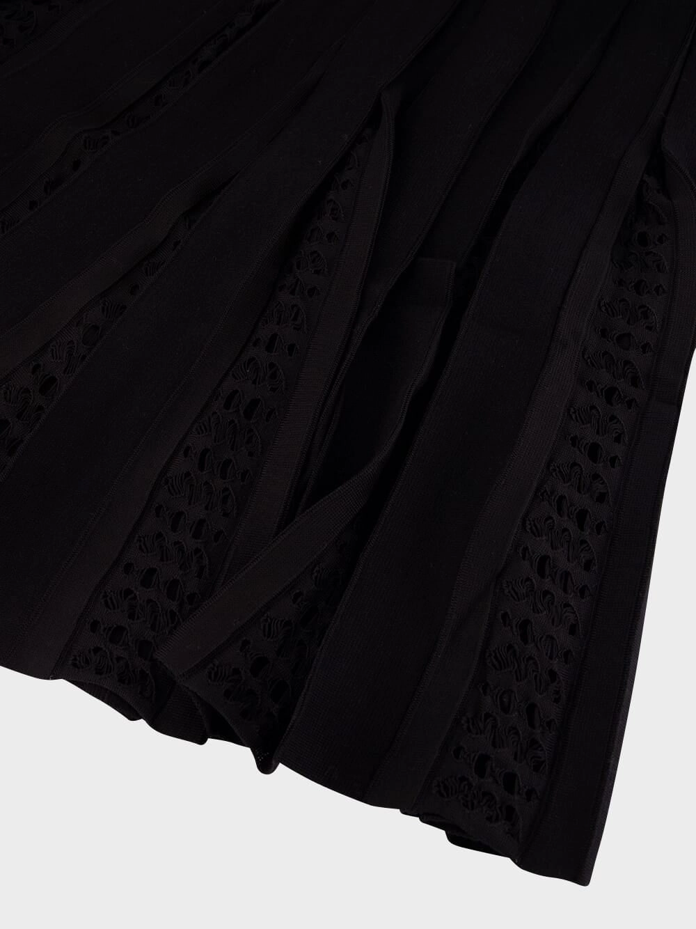 Wool Kurt Knit Pleated Dress