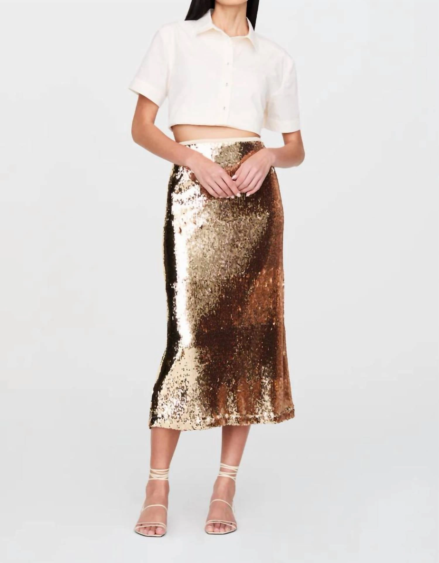 Wray Skirt In Taupe