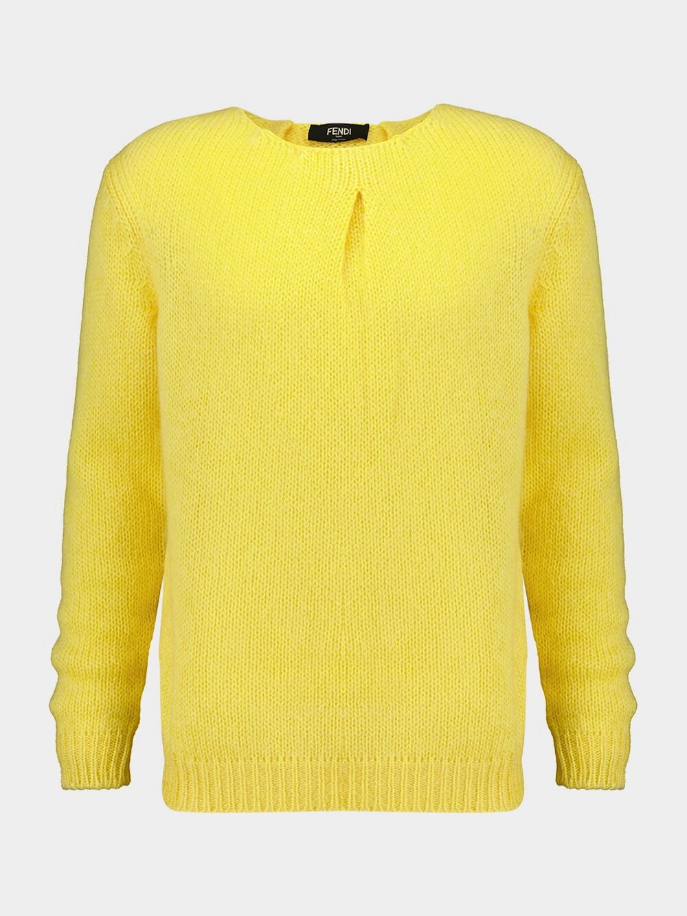 Yellow Mohair Jumper