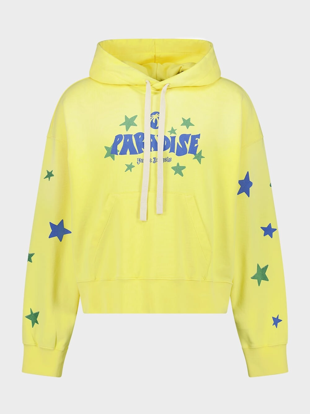 Yellow Paradise Graphic Sweatshirt Tops Mens - thermal tops