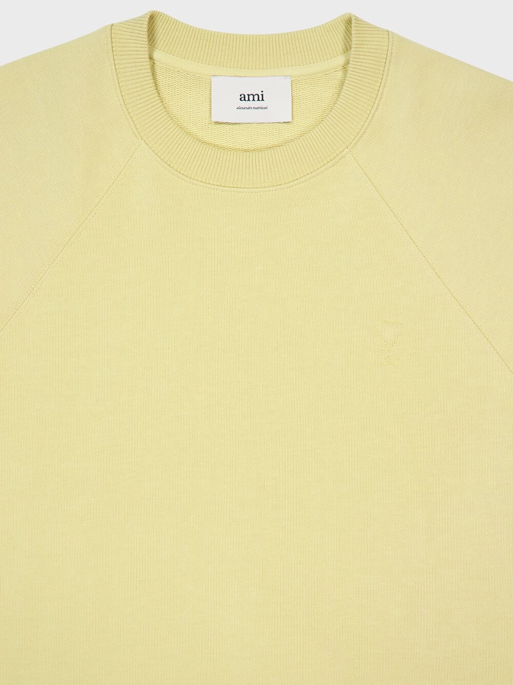 Yellow Petit Ami de Coeur Embossed Sweatshirt