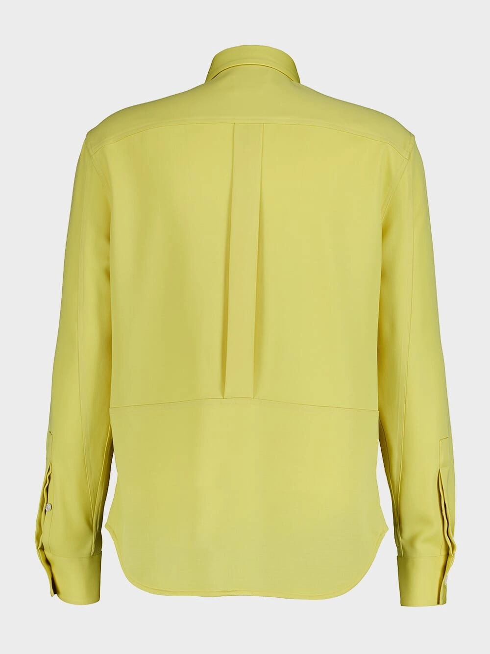 Yellow Wool Military Shirt
