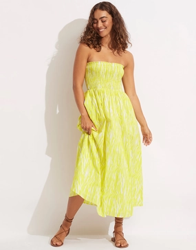 Zahara Dress Skirt - Celery Swim Womens - swimwear sale