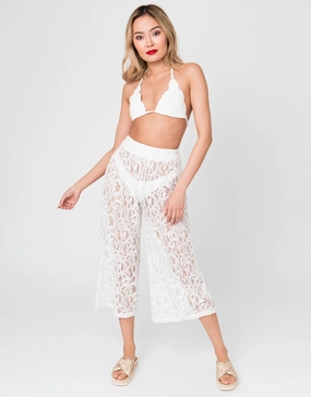 Zen Culottes - White Swim Womens - swimwear sale