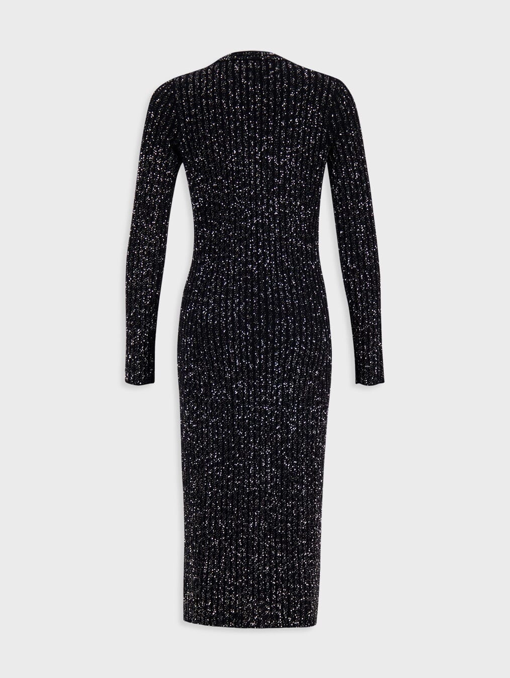 Zig Zag Sequined Long Cardigan