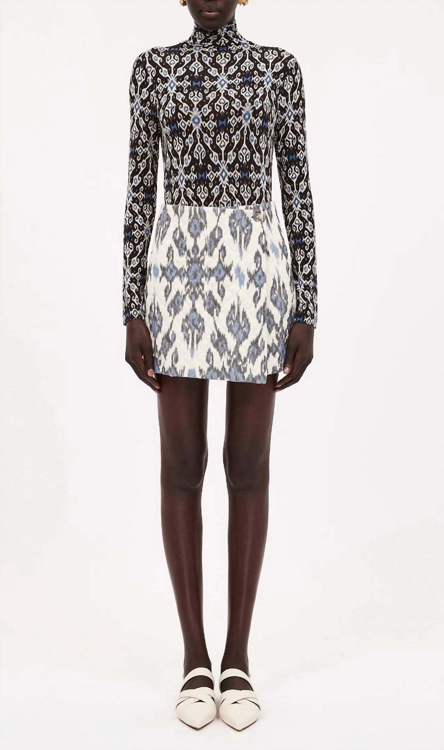 Zina Skirt In Celeste
