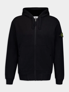Zip Hooded Cotton Sweatshirt Tops Mens - thermal tops