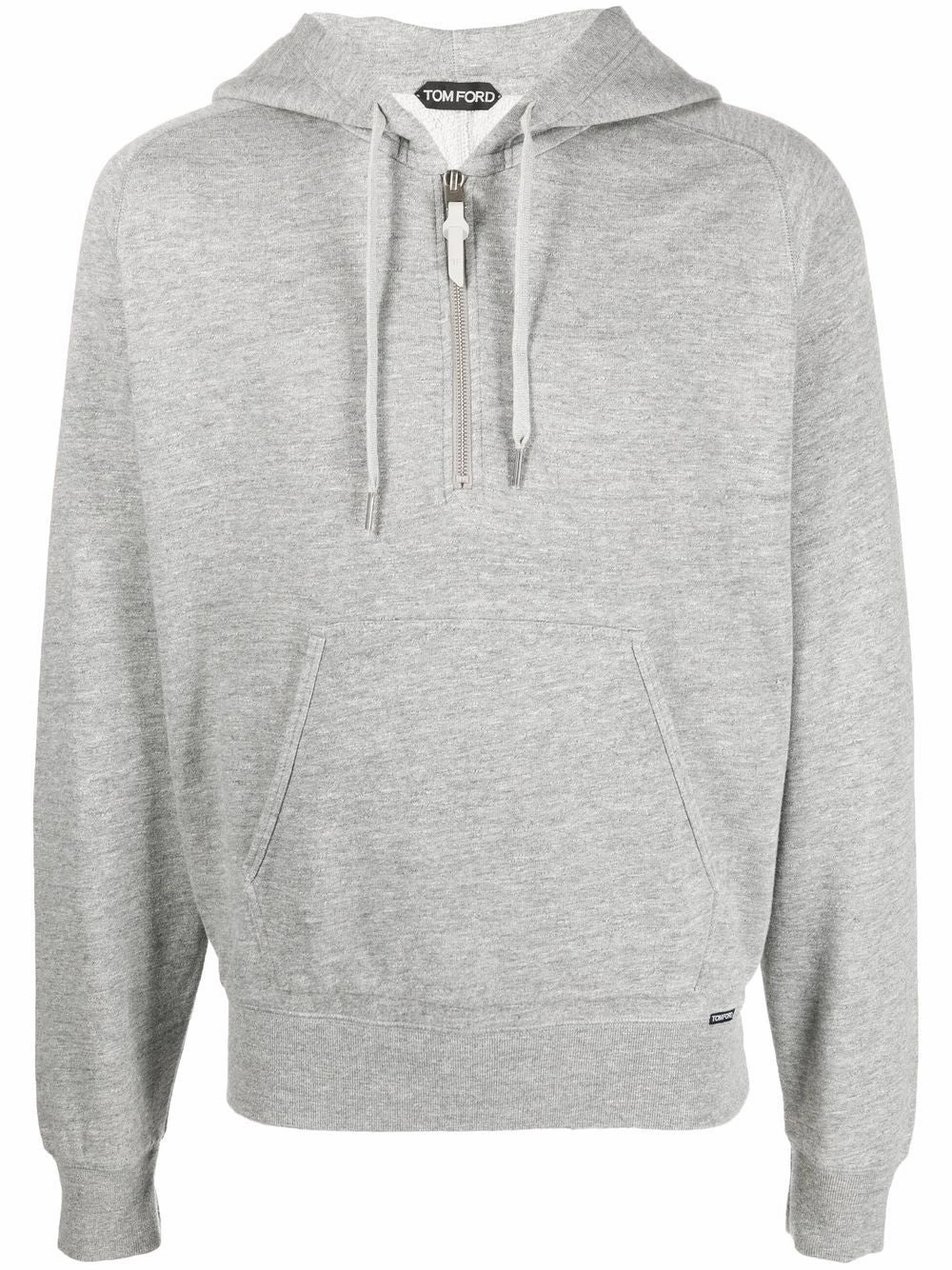 Zipped Hoodie Tops Mens - thermal tops