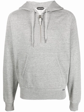Zipped Hoodie Tops Mens - thermal tops